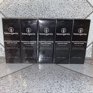 BEAUGENIX BLACKHEAD REMOVING PEEL-OFF MASK 5PC
